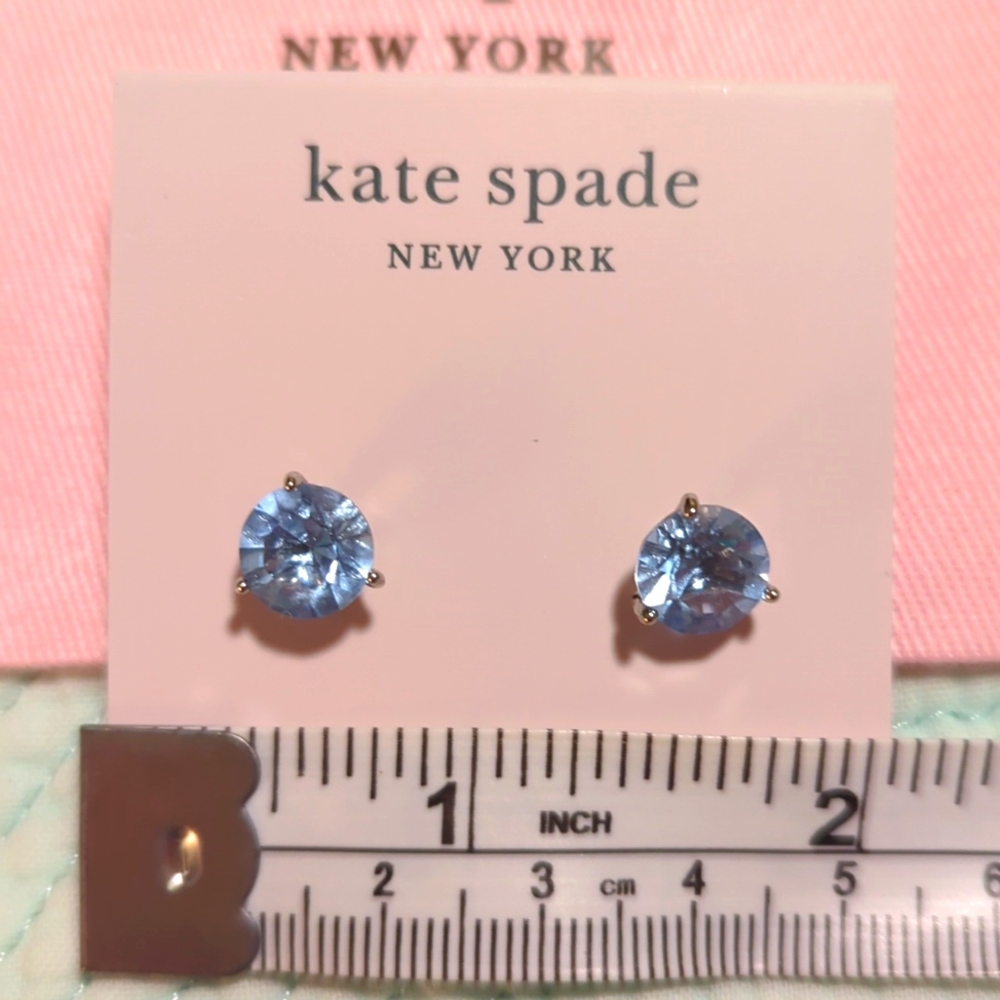 Kate Spade Light Sapp stud earrings new with tag